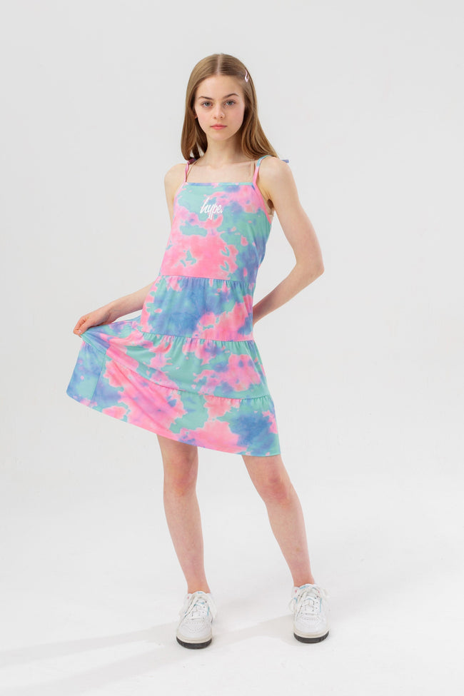 HYPE GIRLS TIE DYE BEACH DRESS