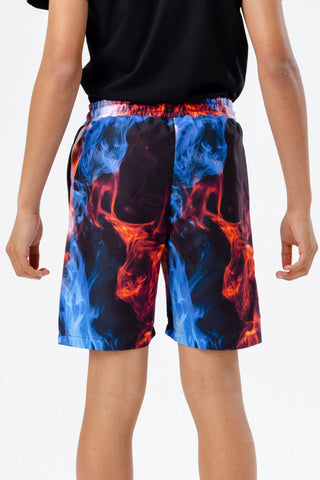 HYPE BOYS FLAME SWIM SHORTS