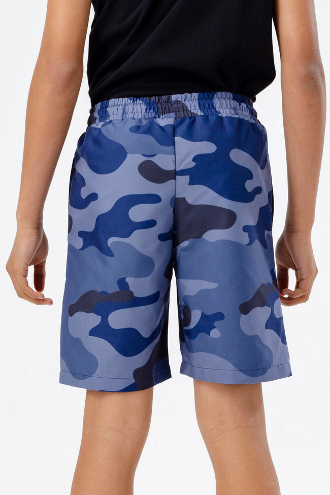 HYPE BOYS BLUE CAMO SWIM SHORTS