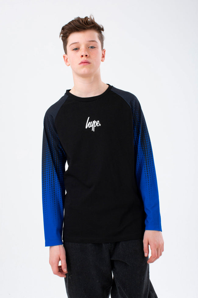 HYPE BOYS BLUE FADE L/S T-SHIRT