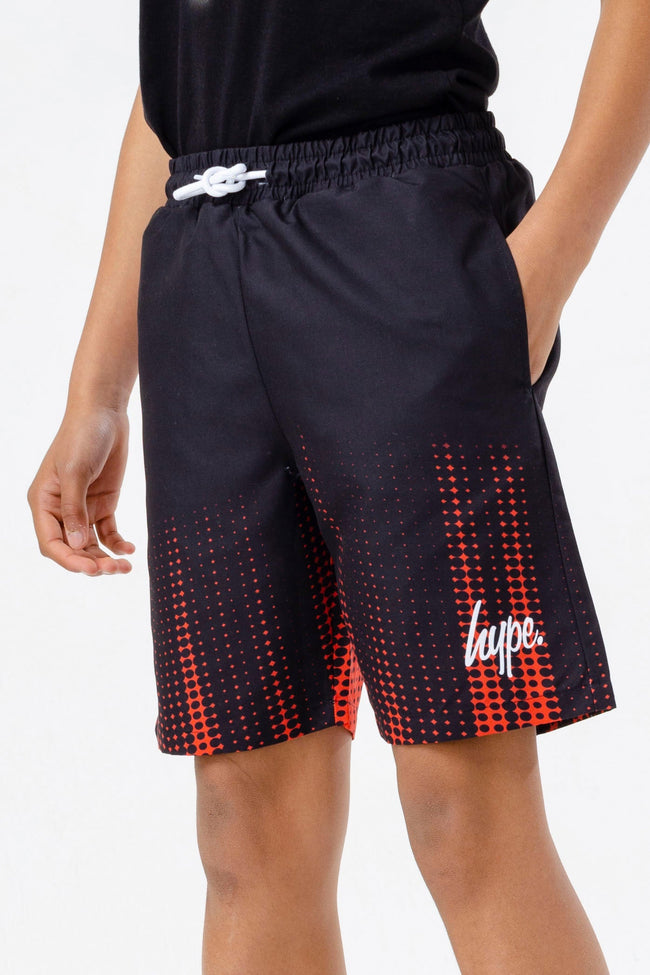 HYPE BOYS RED DOT FADE SWIM SHORTS