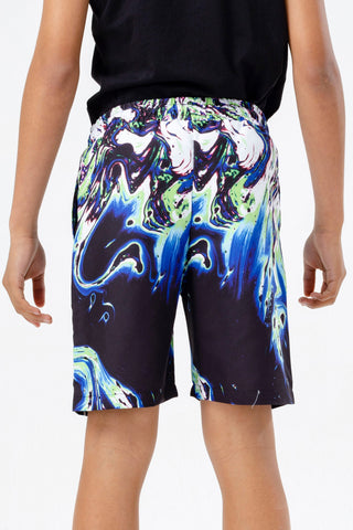 HYPE BOYS MARBLE SWIM SHORTS