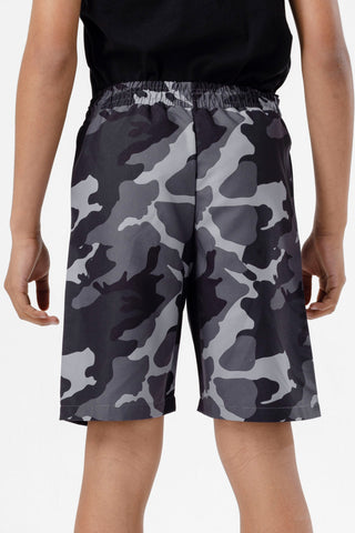 HYPE BOYS GREY CAMO SWIM SHORTS