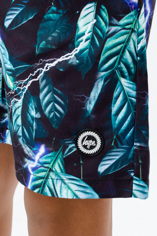 HYPE BOYS TROPICAL LIGHTENING SWIM SHORTS