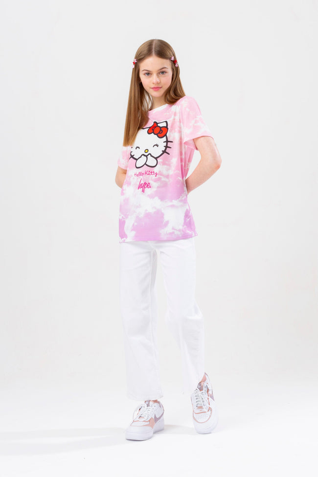 HYPE X HELLO KITTY KIDS CLOUD FADE T-SHIRT