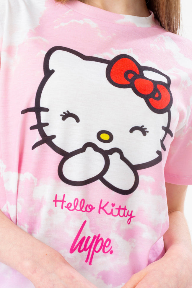 HYPE X HELLO KITTY KIDS CLOUD FADE T-SHIRT