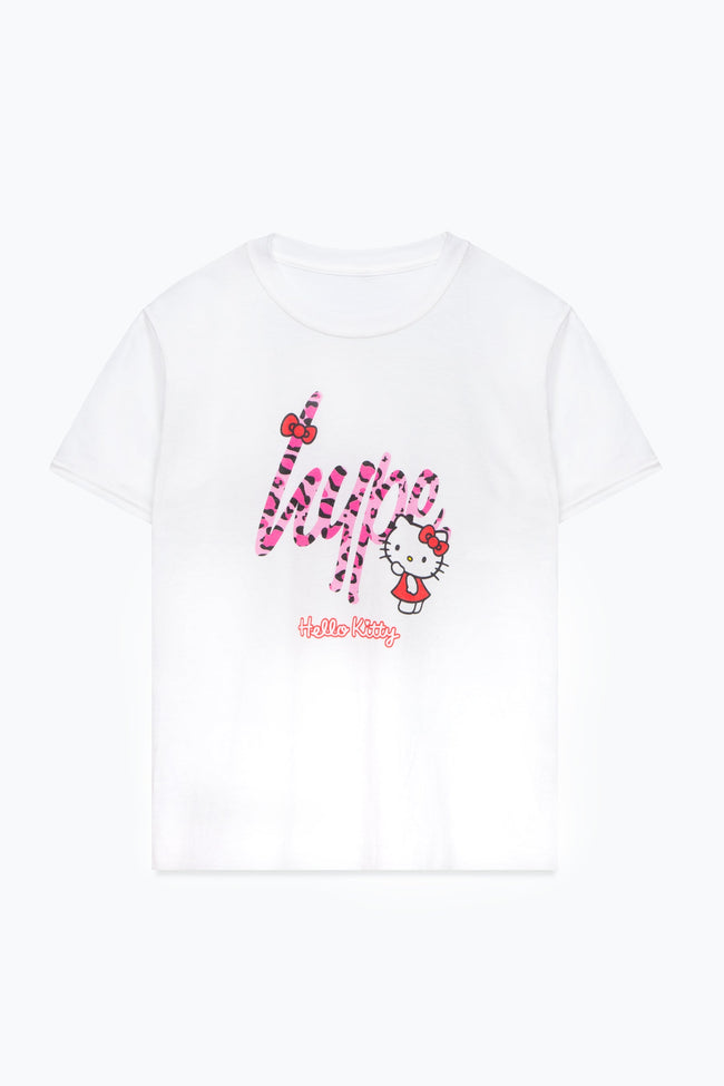 HYPE X HELLO KITTY LEOPARD GIRLS T-SHIRT