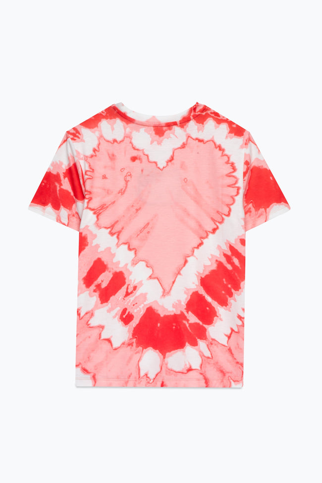 HYPE X HELLO KITTY KIDS HEART TIE DYE T-SHIRT