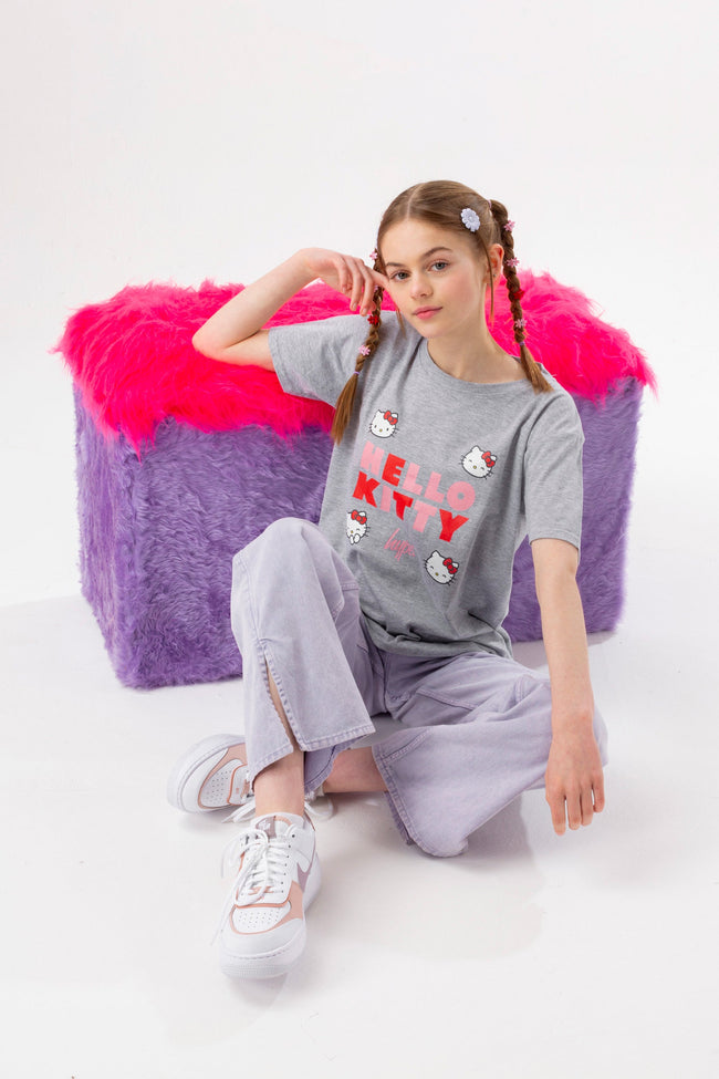 HYPE X HELLO KITTY BLOCK GIRLS T-SHIRT