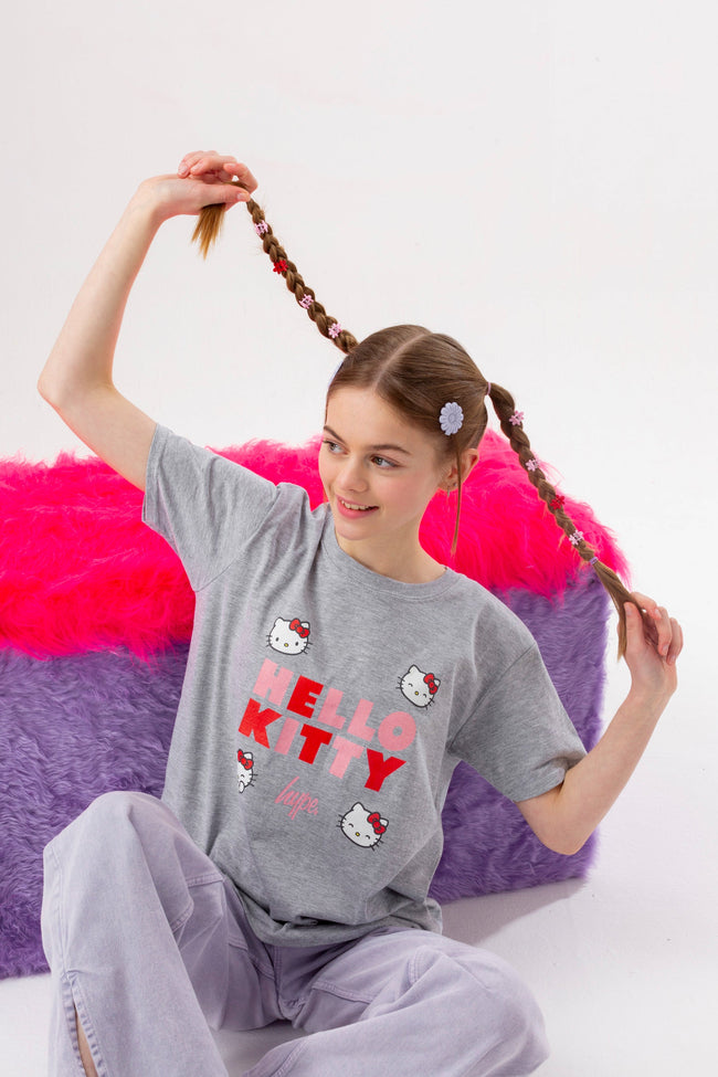 HYPE X HELLO KITTY BLOCK GIRLS T-SHIRT