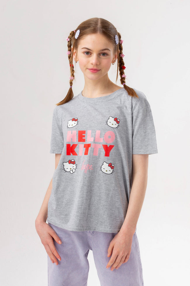 HYPE X HELLO KITTY BLOCK GIRLS T-SHIRT