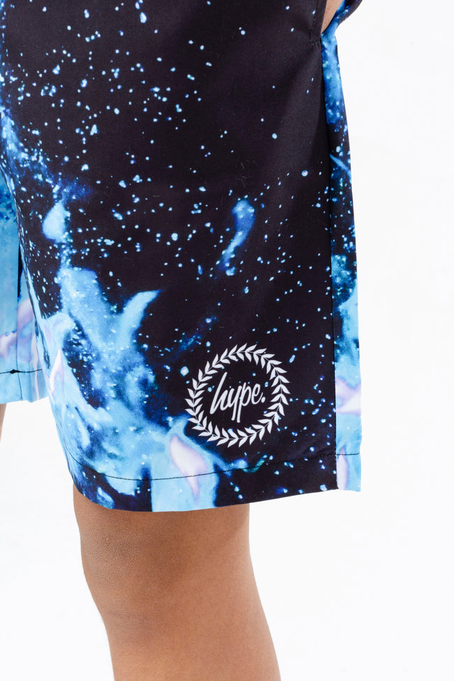 HYPE BOYS BLUE FLAME SWIM SHORTS