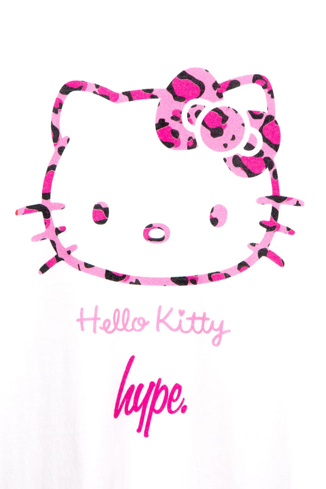 HYPE X HELLO KITTY LEOPARD INFILL T-SHIRT