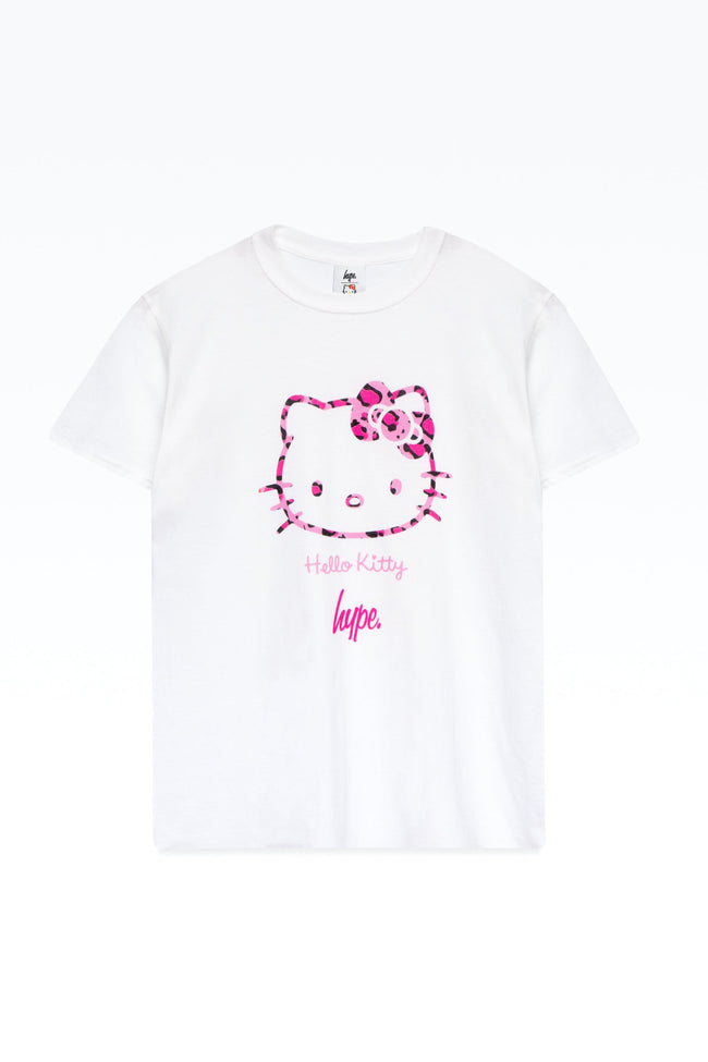 HYPE X HELLO KITTY LEOPARD INFILL T-SHIRT