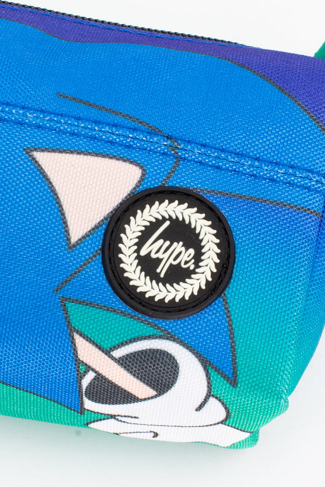 HYPE X SONIC BLUE GREEN PENCIL CASE