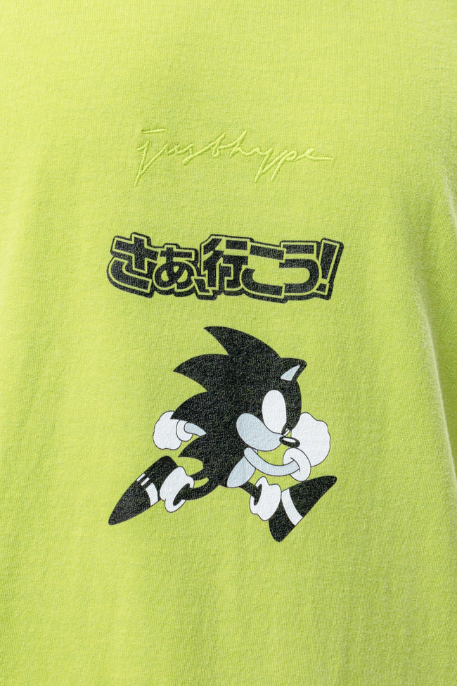 HYPE X SONIC ADULTS LIME SONIC GRAPHIC T-SHIRT