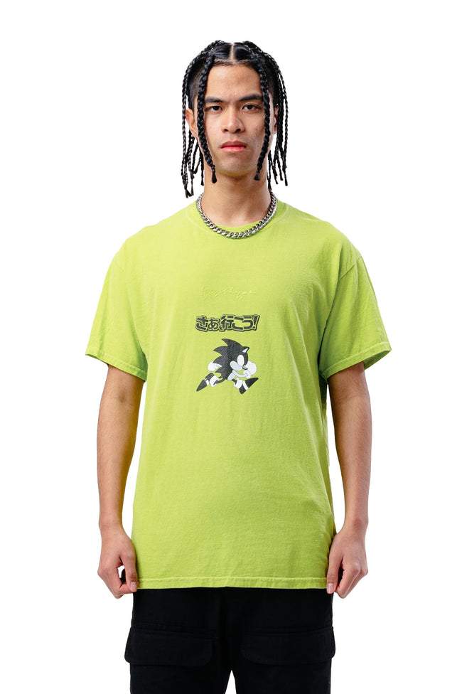 HYPE X SONIC ADULTS LIME SONIC GRAPHIC T-SHIRT