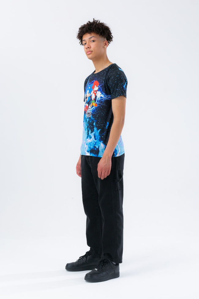 HYPE X SONIC BOYS BLUE SONIC FIRE RING T-SHIRT