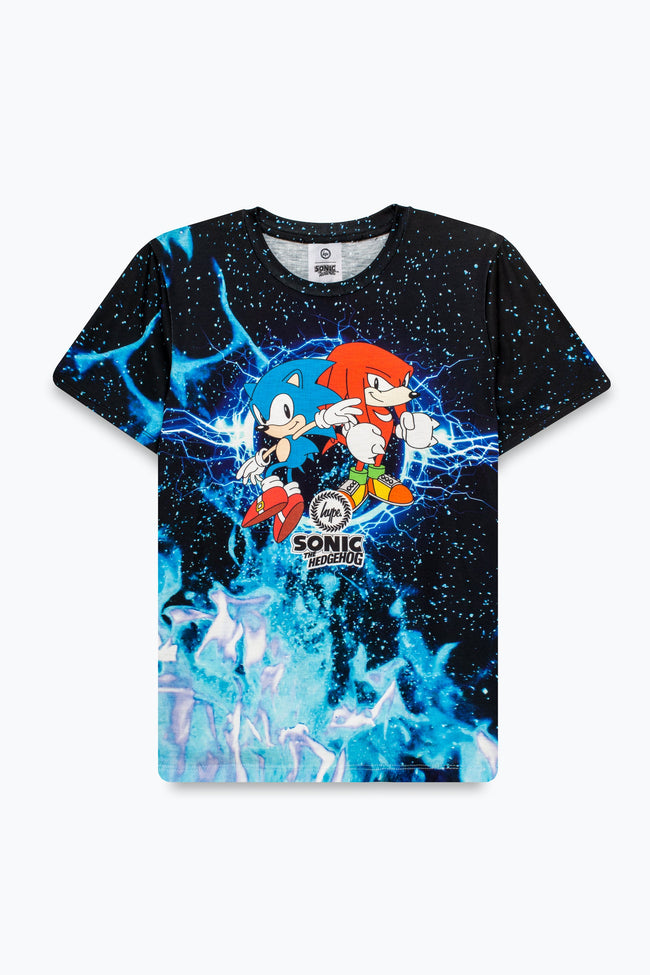 HYPE X SONIC BOYS BLUE SONIC FIRE RING T-SHIRT