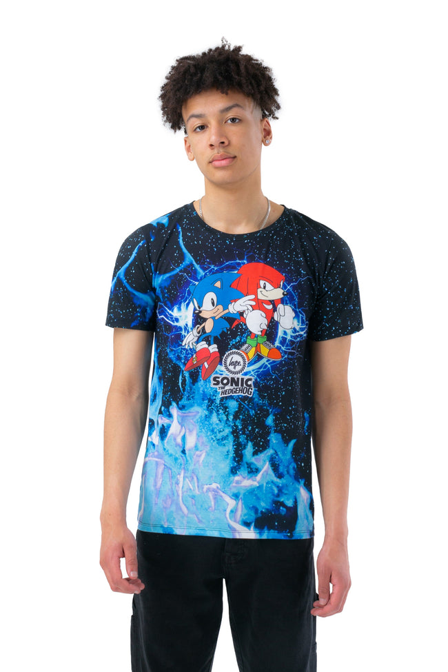 HYPE X SONIC BOYS BLUE SONIC FIRE RING T-SHIRT