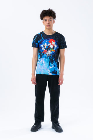 HYPE X SONIC BOYS BLUE SONIC FIRE RING T-SHIRT