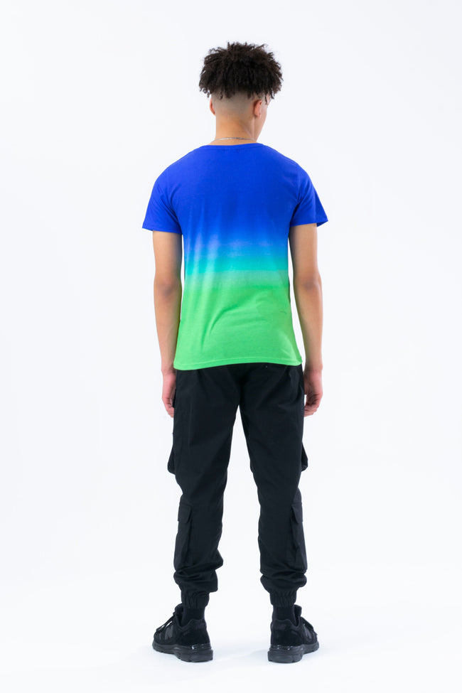 HYPE X SONIC KIDS GREEN AND BLUE FADE SONIC T-SHIRT