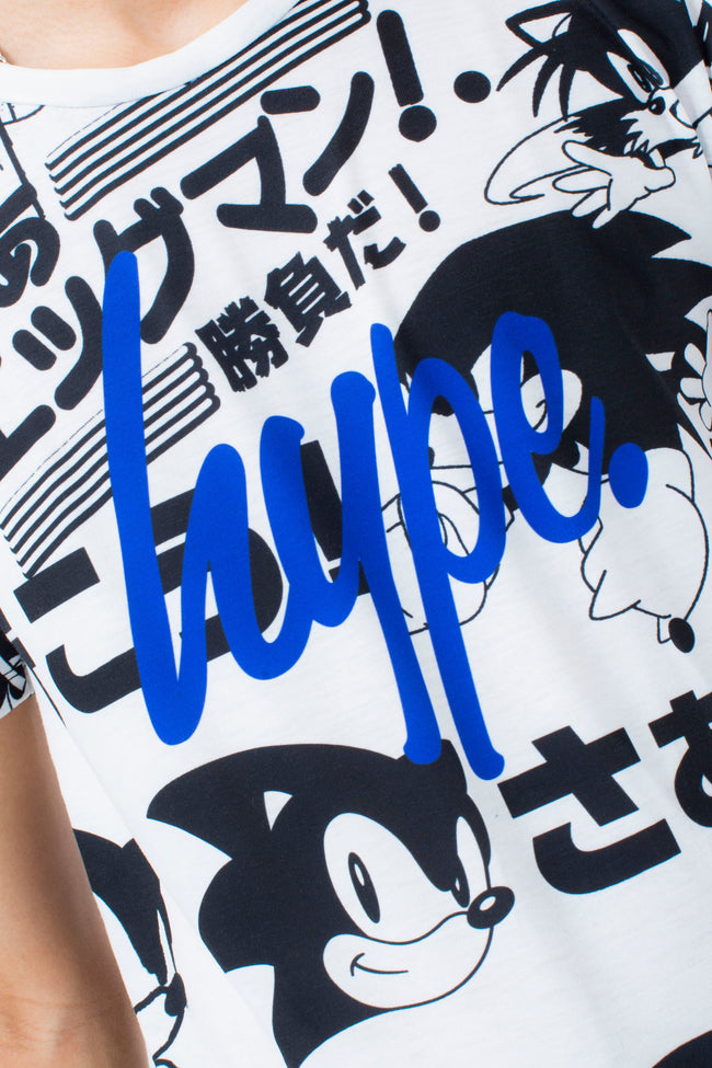 HYPE X SONIC BOYS WHITE SONIC MONO T-SHIRT