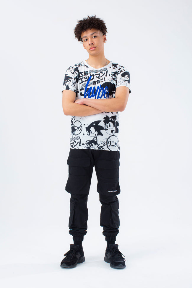 HYPE X SONIC BOYS WHITE SONIC MONO T-SHIRT