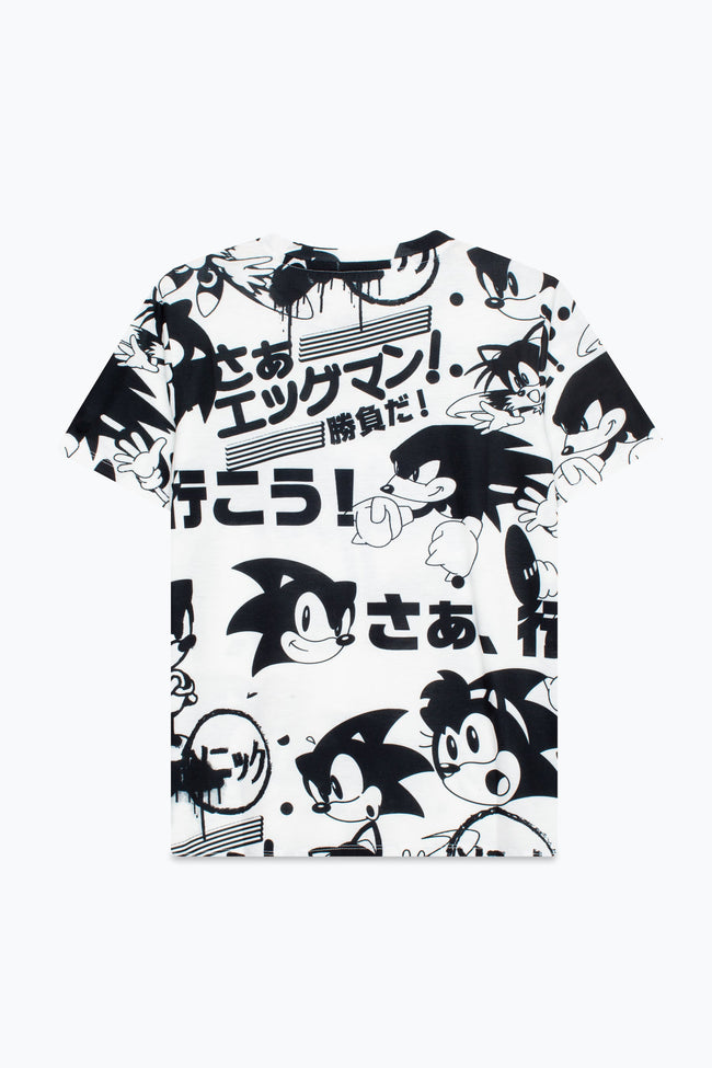 HYPE X SONIC BOYS WHITE SONIC MONO T-SHIRT