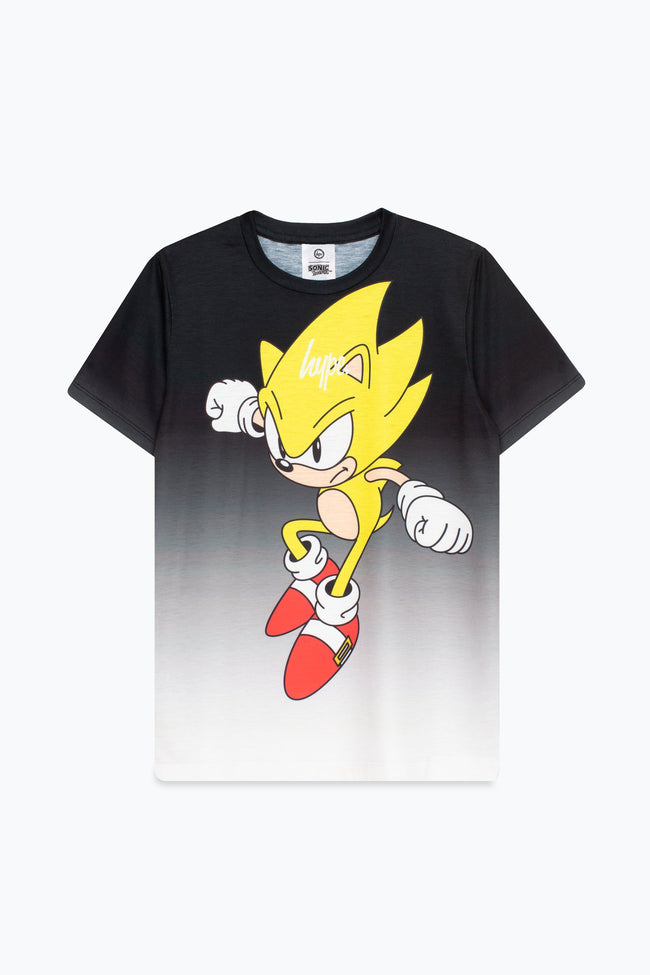 HYPE X SONIC BOYS YELLOW SUPER SONIC MONO FADE T-SHIRT