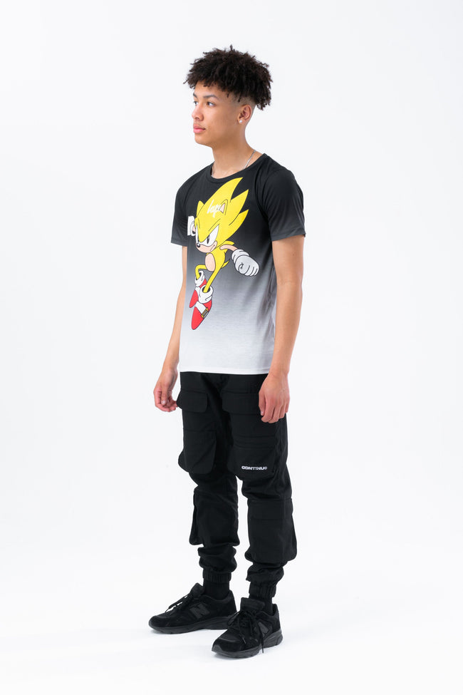 HYPE X SONIC BOYS YELLOW SUPER SONIC MONO FADE T-SHIRT