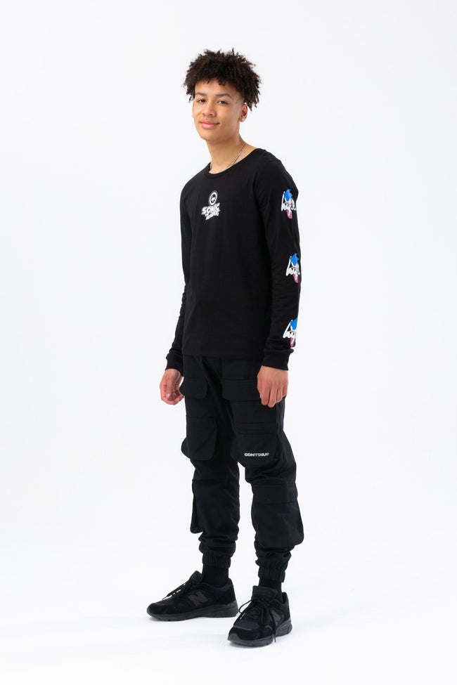 HYPE X SONIC BOYS BLACK SONIC BOYS L/S T-SHIRT