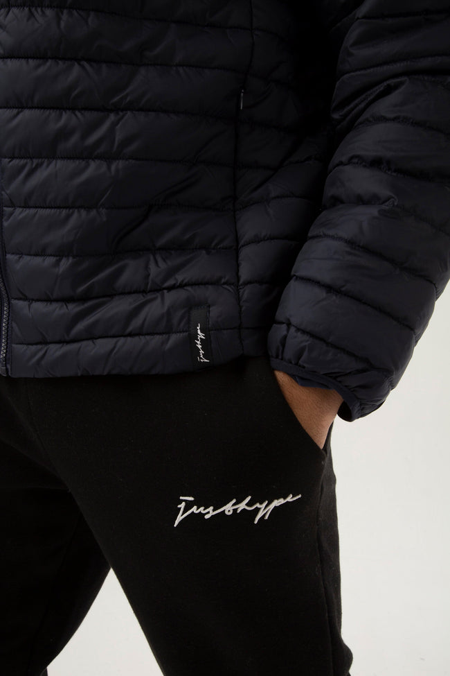 HYPE BLACK MEN'S PUFFER JACKET