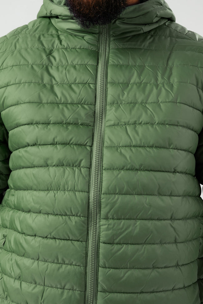 HYPE KHAKI MEN'S PUFFER JACKET