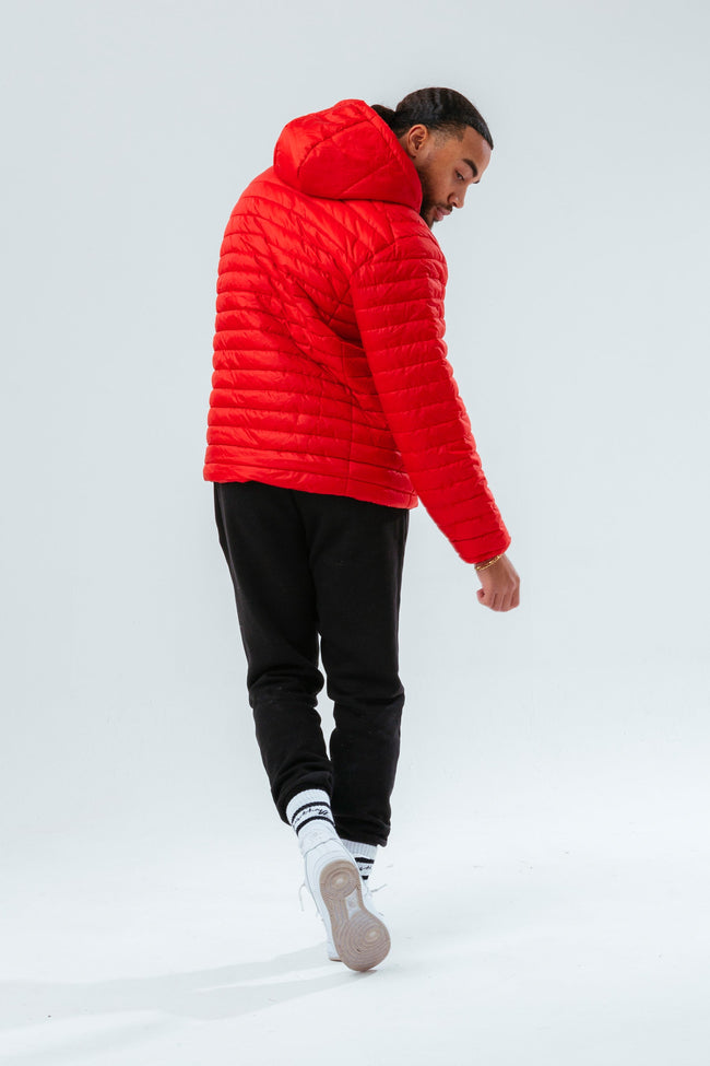 HYPE RED MEN'S PUFFER JACKET