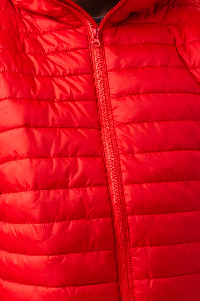 HYPE RED MEN'S PUFFER JACKET