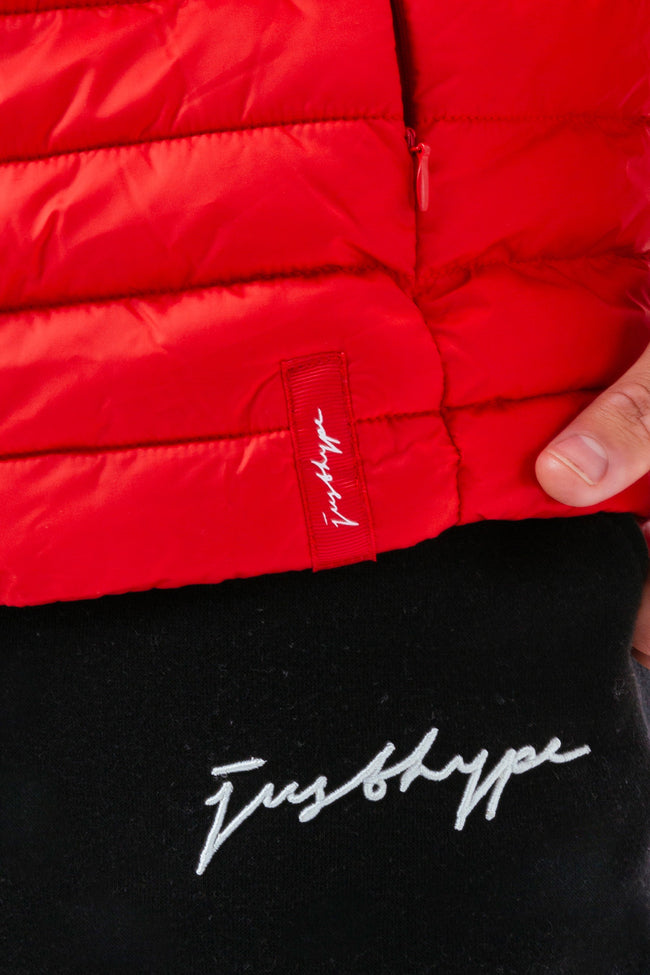 HYPE RED MEN'S PUFFER JACKET