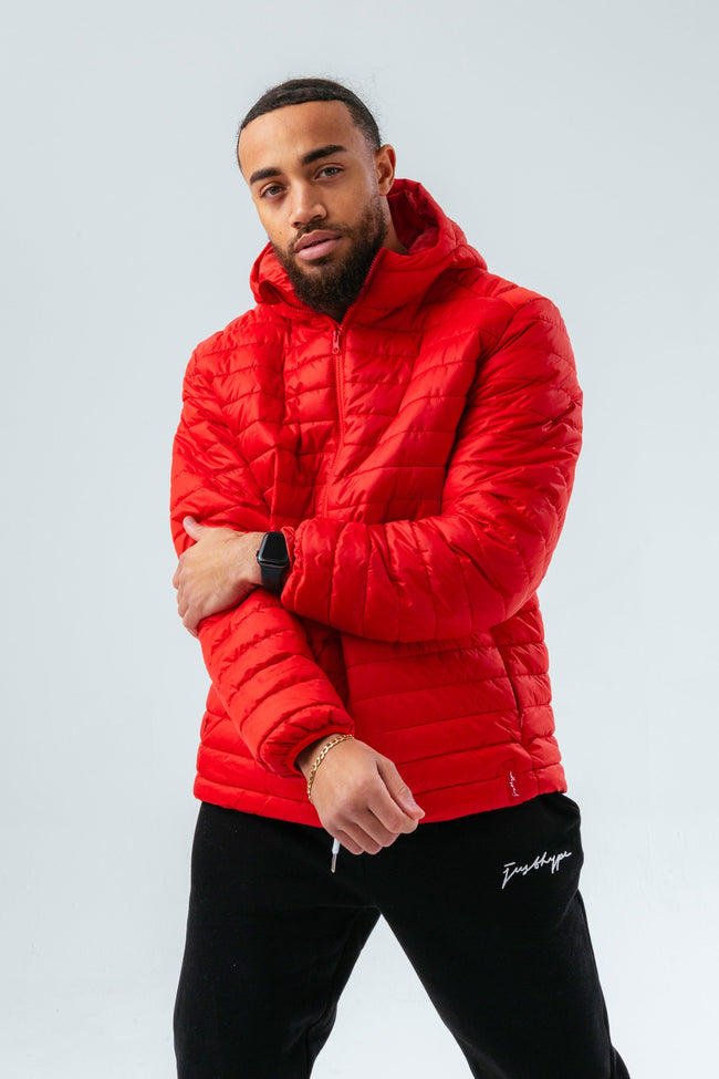 HYPE RED MEN'S PUFFER JACKET