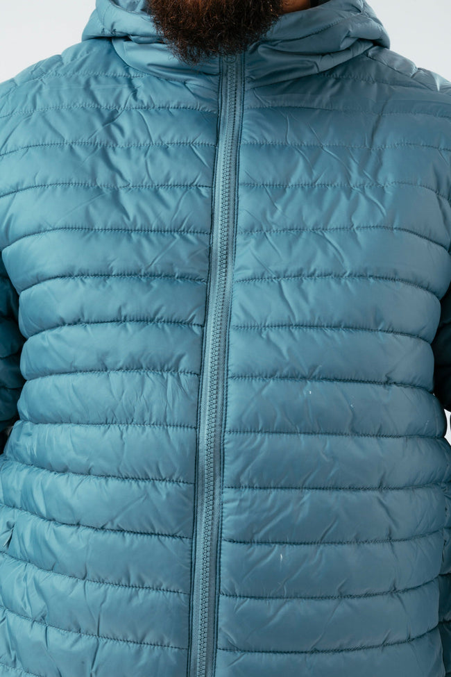 HYPE BLUE MEN'S PUFFER JACKET