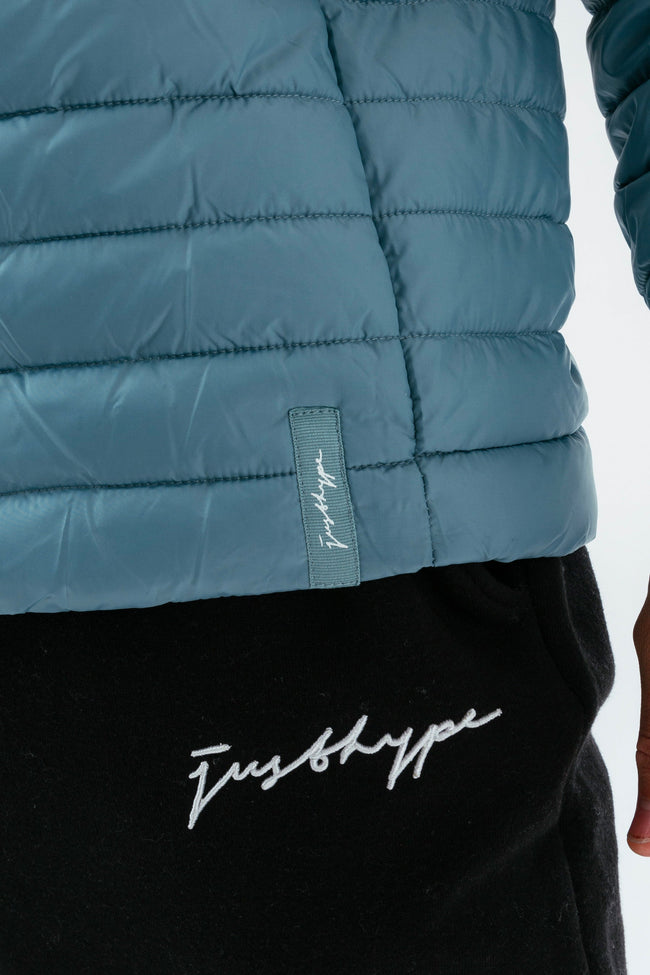 HYPE BLUE MEN'S PUFFER JACKET