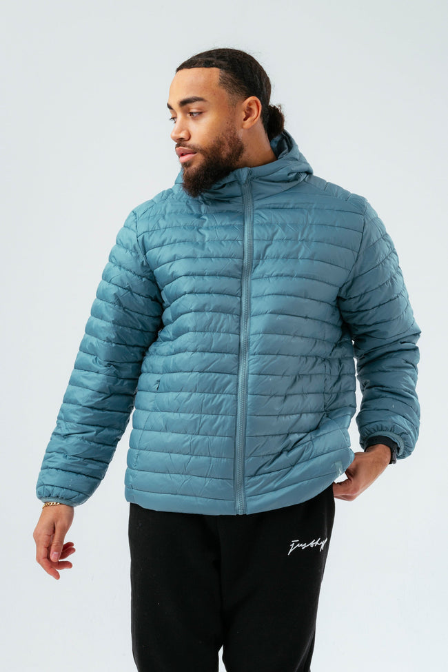 HYPE BLUE MEN'S PUFFER JACKET