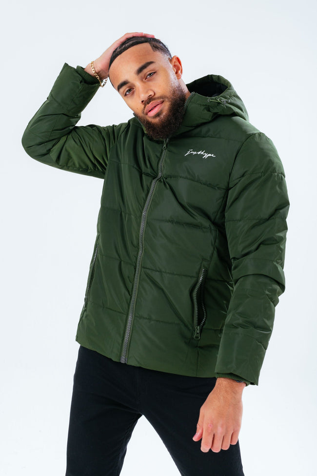 HYPE GREEN LUXE PADDED MEN'S JACKET