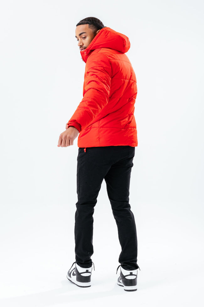 HYPE RED LUXE SHORT LINE MEN'S PARKA JACKET