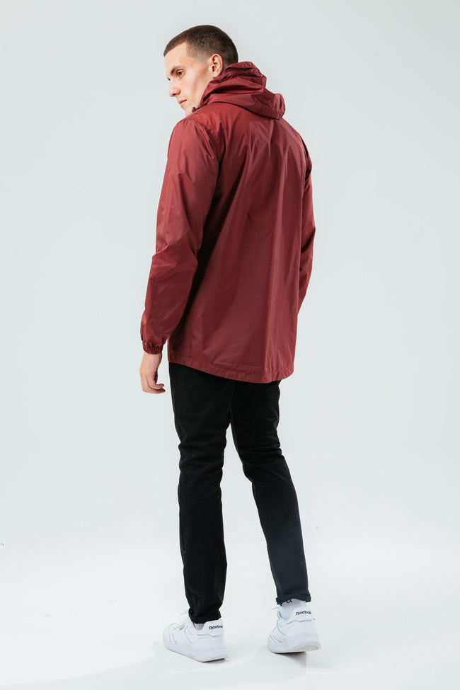 HYPE BURGUNDY SHOWERPROOF STYLE MEN'S JACKET