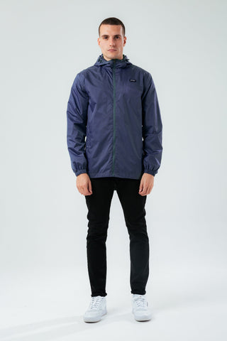 HYPE NAVY SHOWERPROOF STYLE MEN'S JACKET