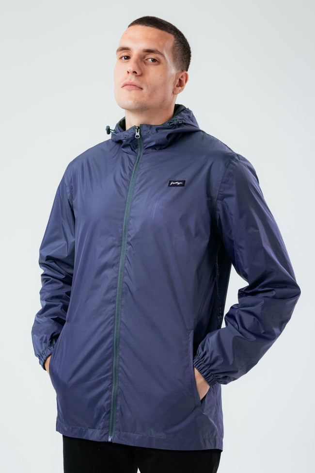 HYPE NAVY SHOWERPROOF STYLE MEN'S JACKET