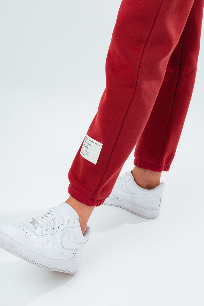 HYPE STAPLE BURGUNDY WOMEN'S JOGGERS