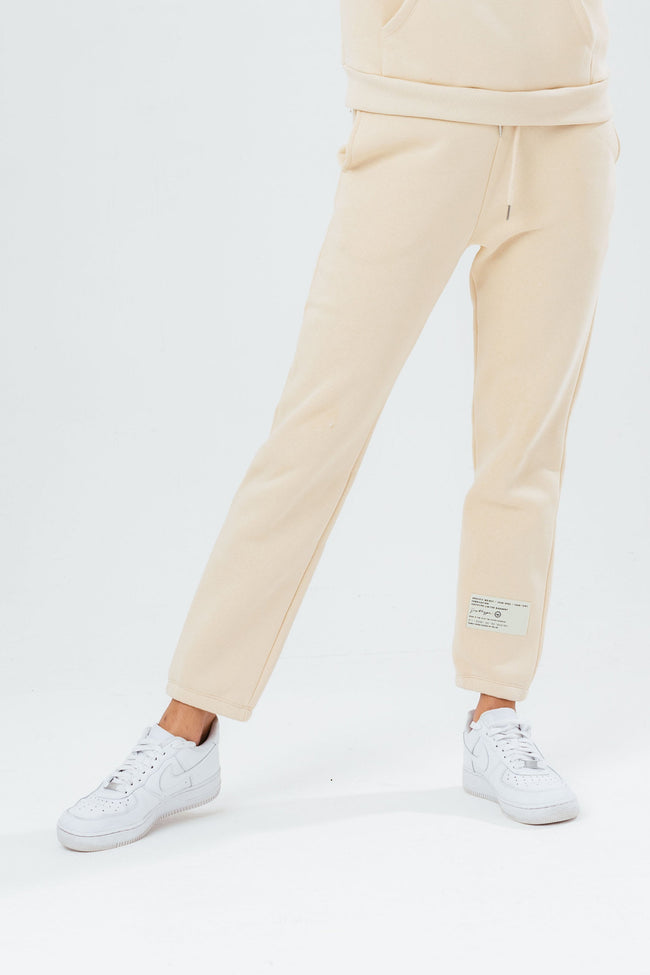 HYPE STAPLE BEIGE WOMEN'S JOGGERS