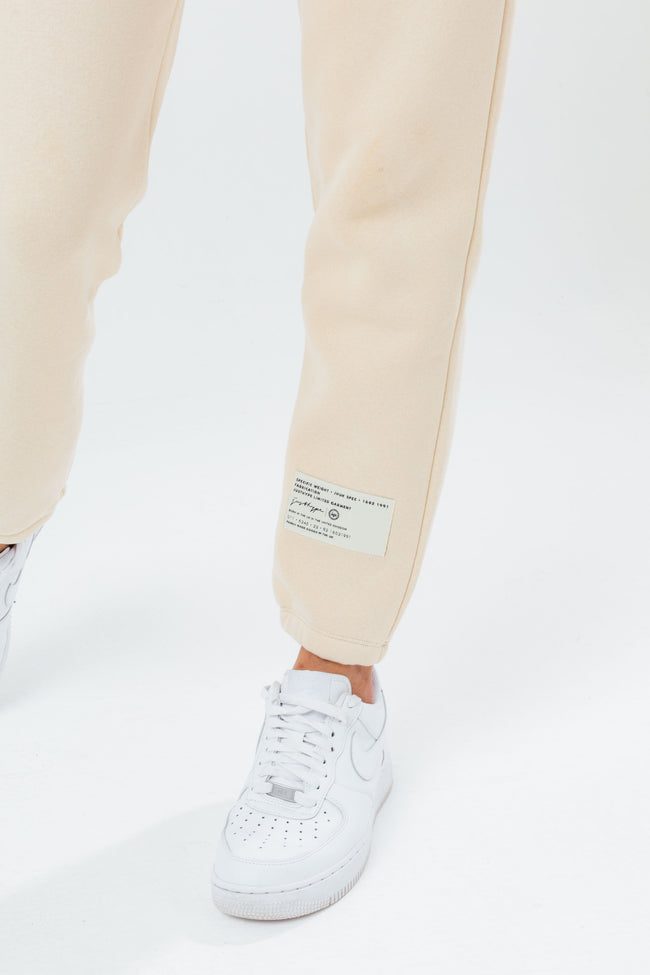 HYPE STAPLE BEIGE WOMEN'S JOGGERS