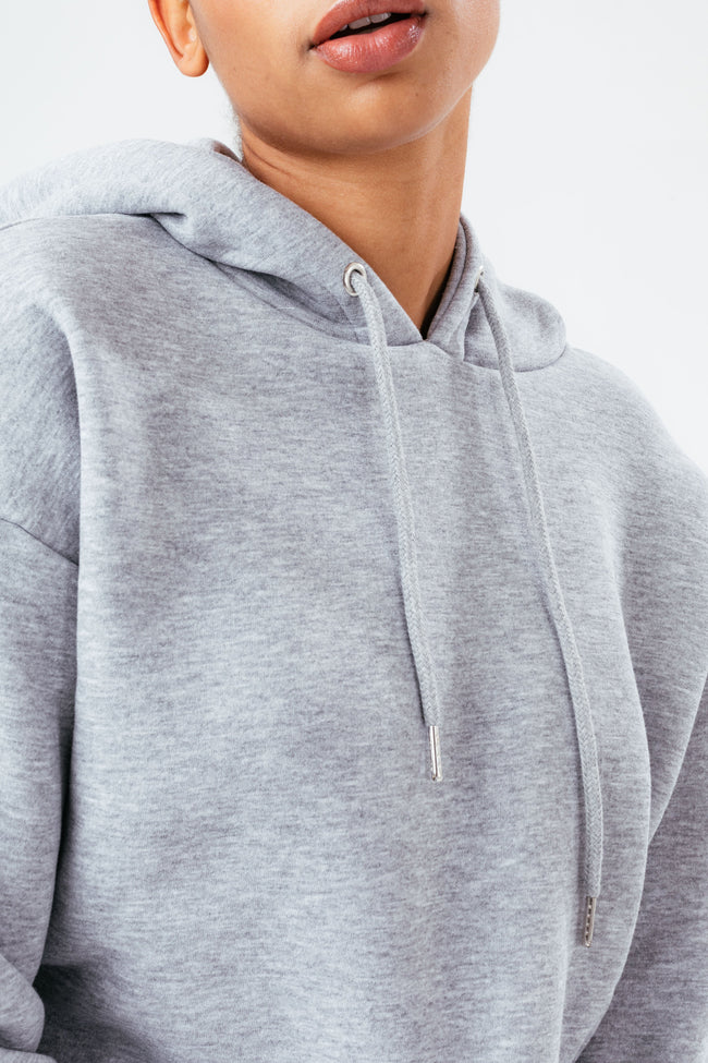 HYPE STAPLE GREY WOMEN'S PULLOVER HOODIE